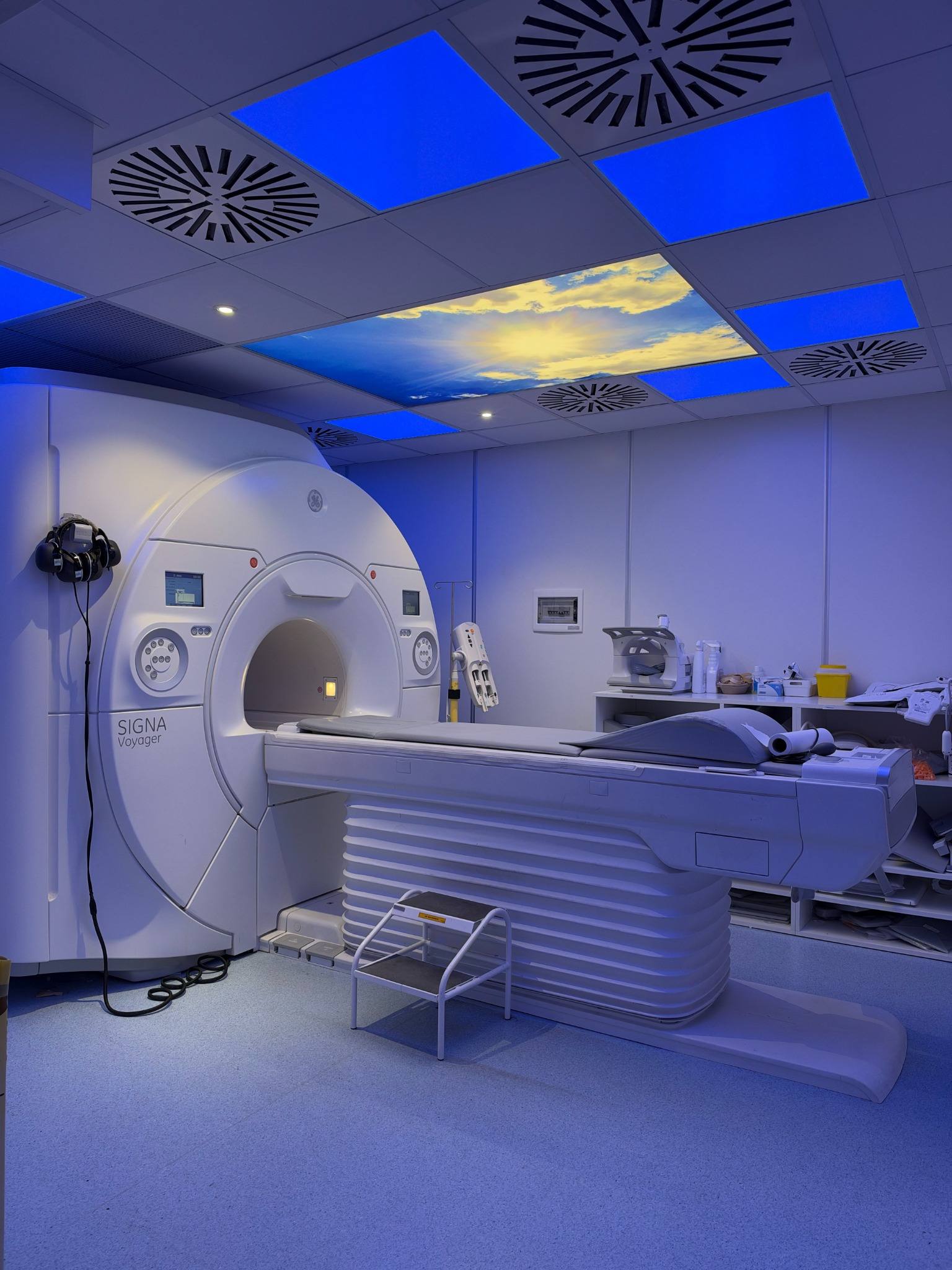 Salle d'imagerie IRM GE Voyager Imagerie Secrétan